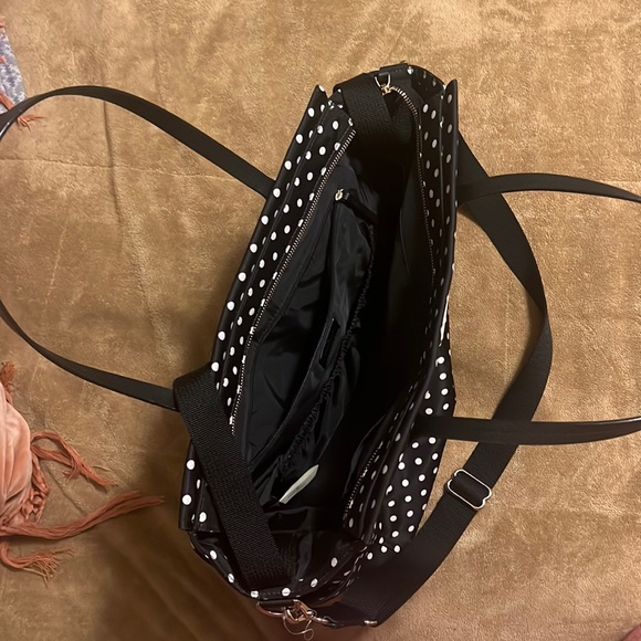 KATE SPADE Stevie Black Polka Dot Diaper Bag, never used. - Picture 3 of 8